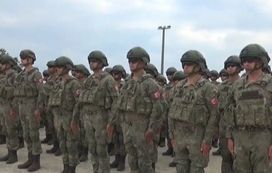 Батальон турски командоси бяха разположени в северната част на Косово