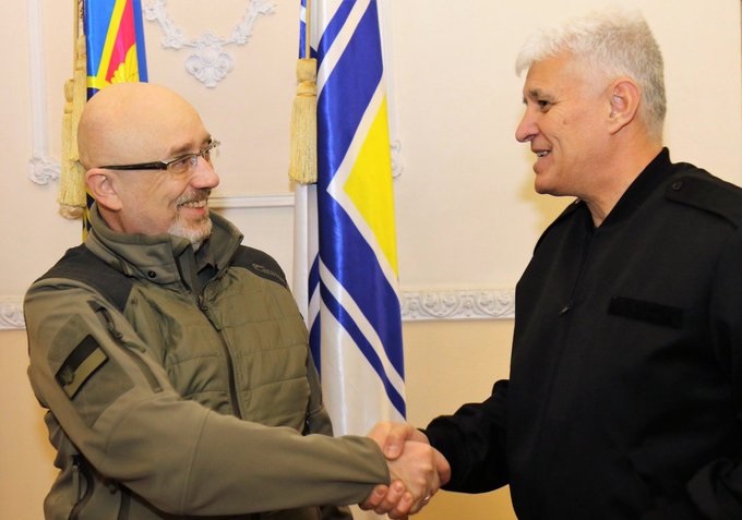 Служебният военен министър на България Димитър Стоянов е на посещение