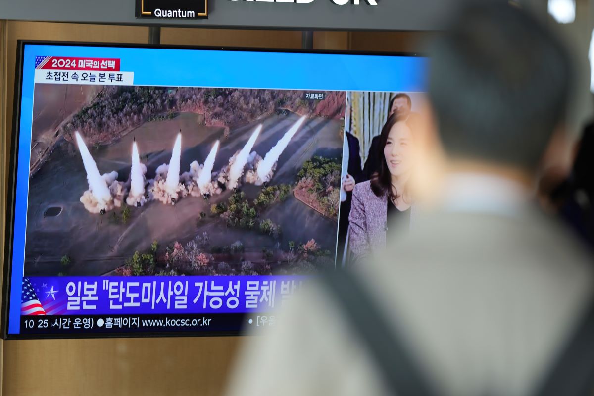 Koreas Tensions Balistic Rackets AP