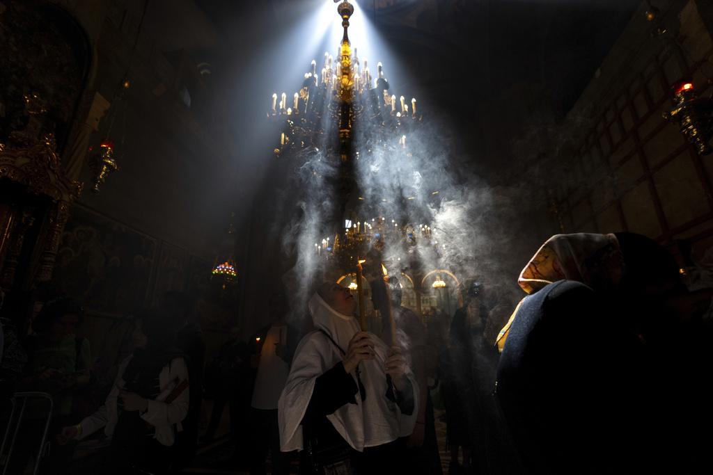 Jerusalem Orthodox Easter AP