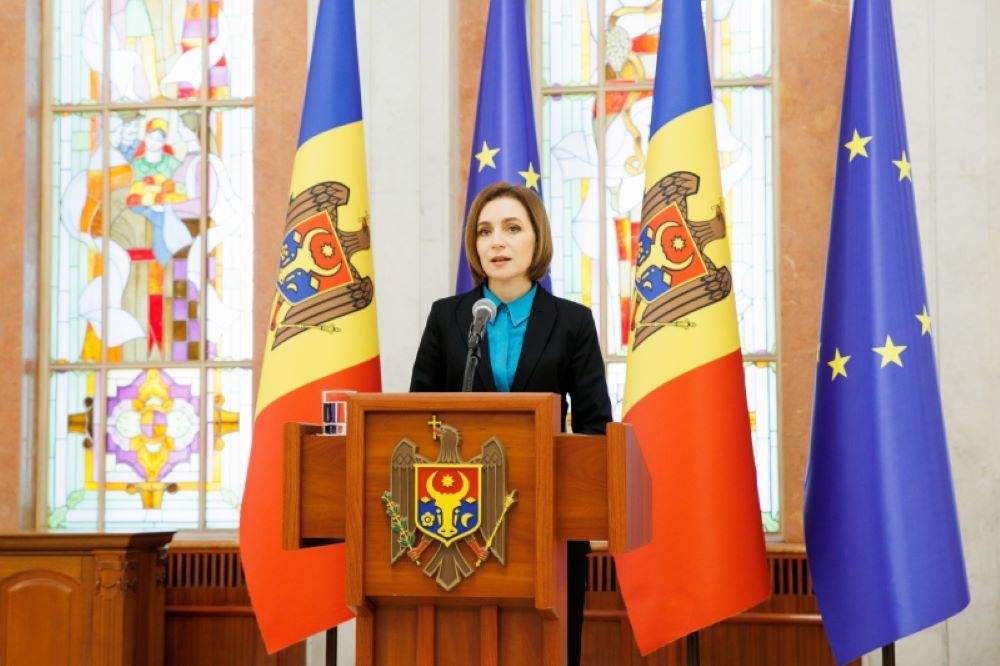 Президентът на Молдова Мая Санду обвини Русия че планира преврат