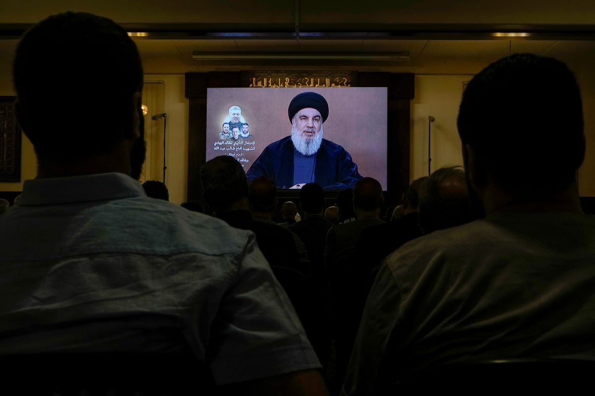 Sayyed Hassan Nasrallah AP