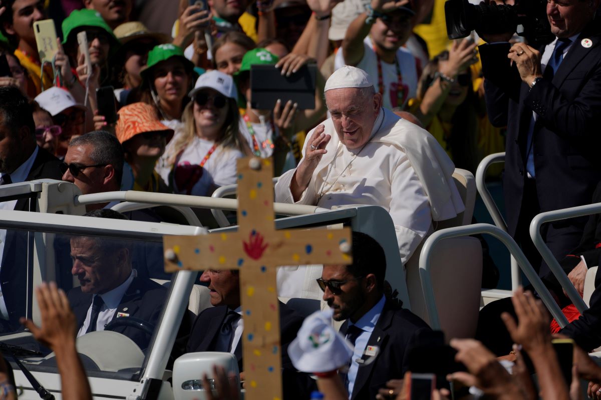 Pope Papata Francis Lisabon Portugalia AP