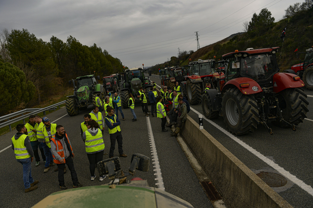 Spain Farmers Protest AP