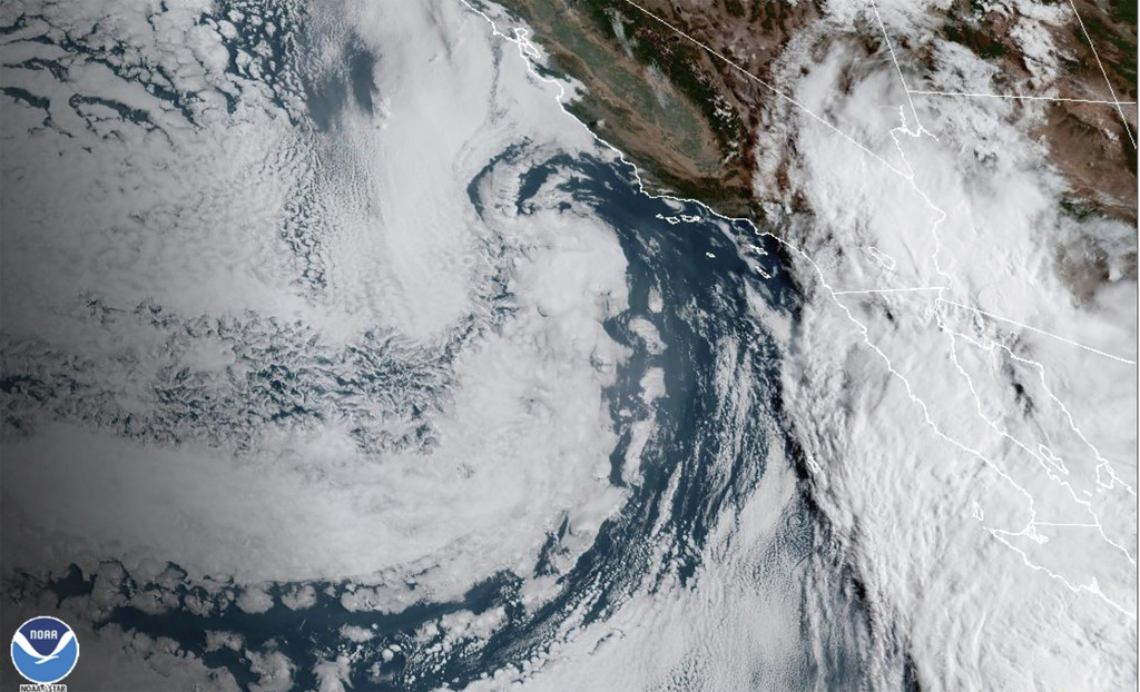 Тропическата буря Хилари достигна Мексико и Калифорния Мексиканският щат Долна
