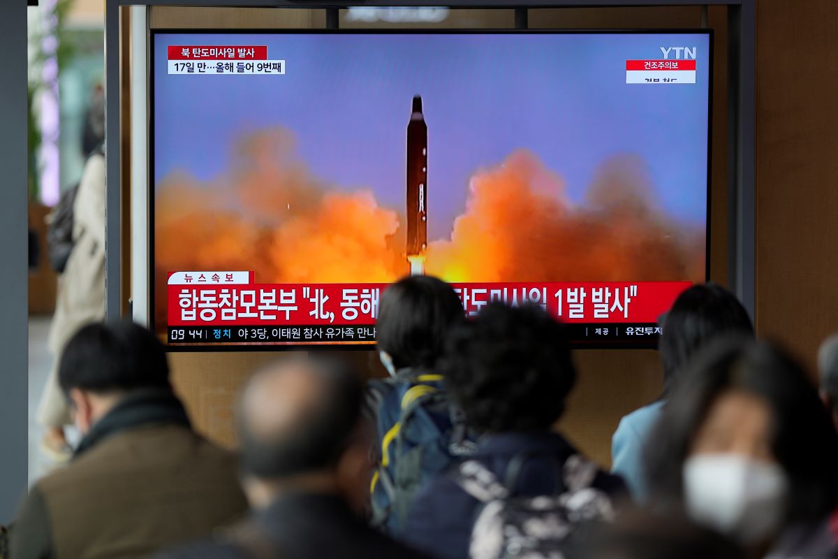 Raketa Severna Korea AP