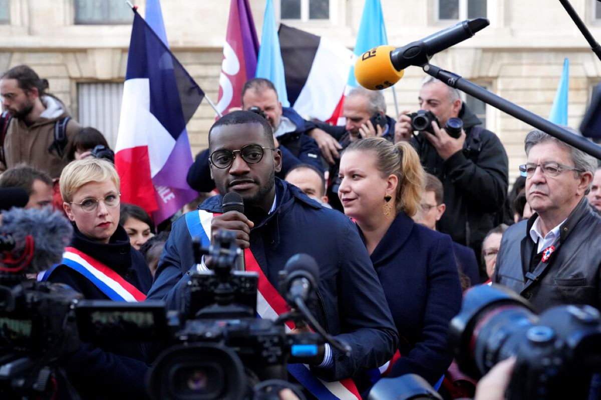 France Racism Rally AP
