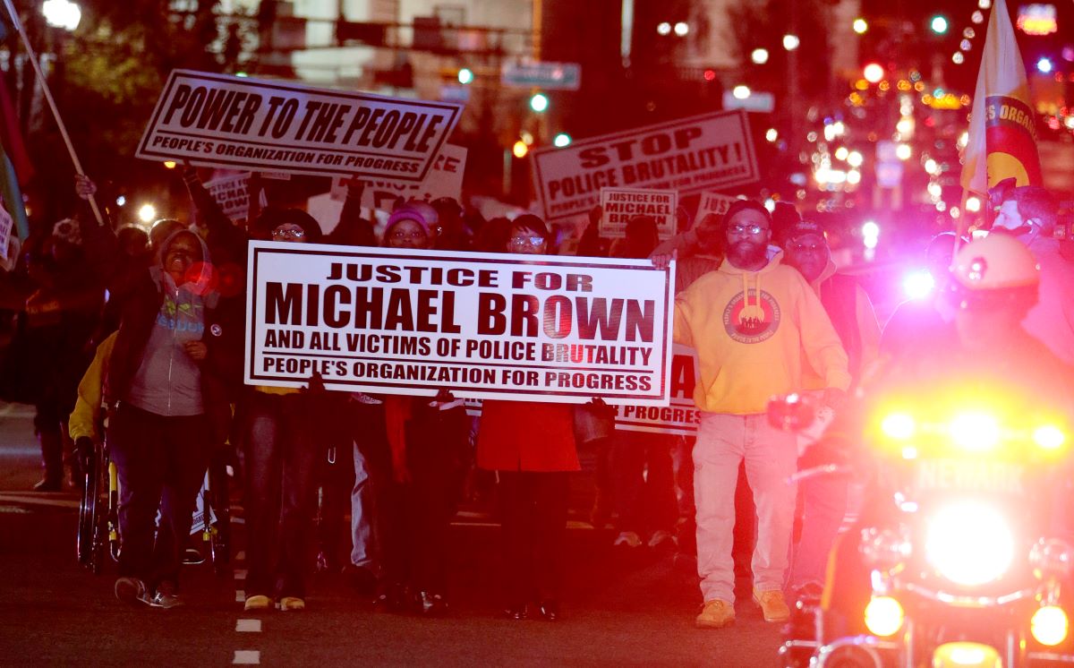  Ferguson Protests New Jersey AP 