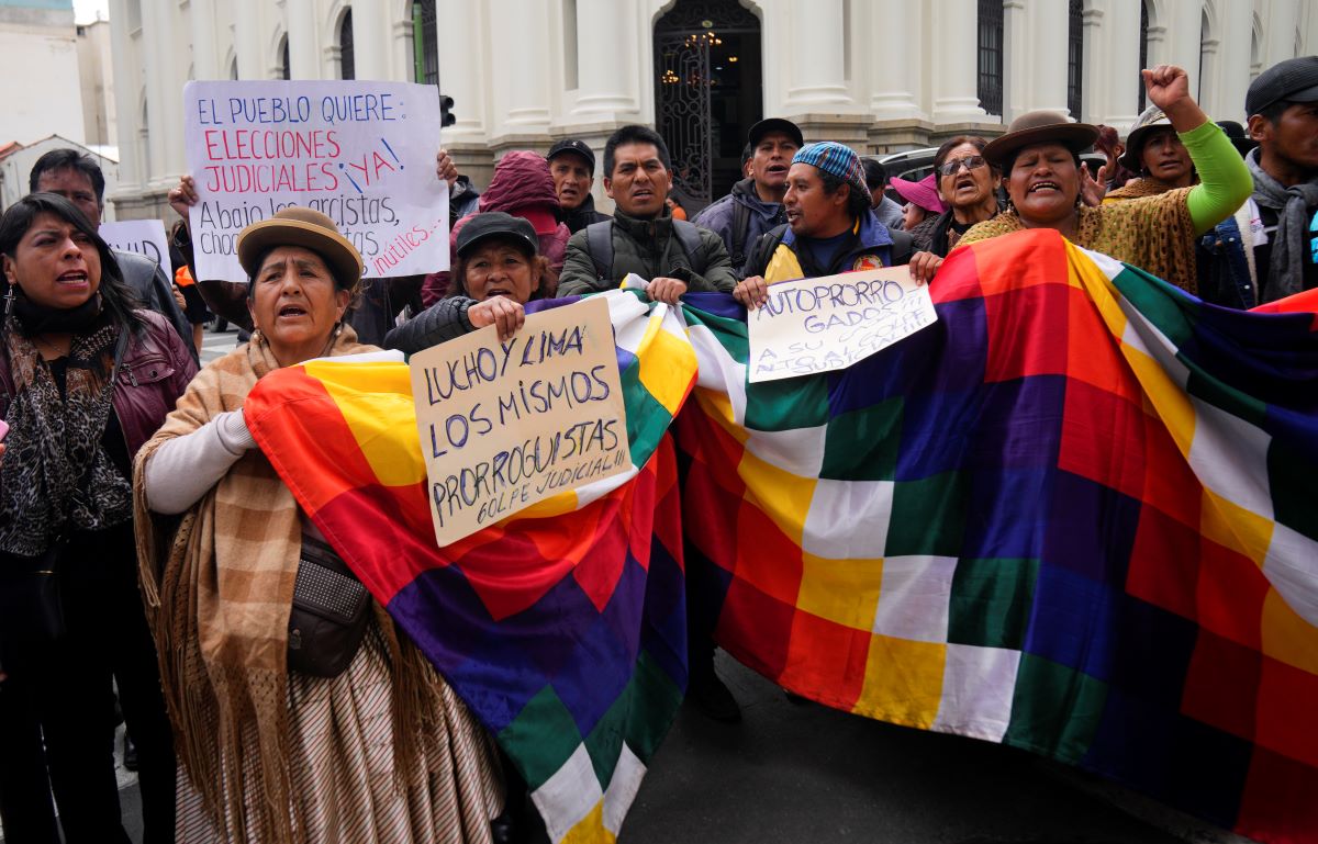 Protesti Bolivia AP