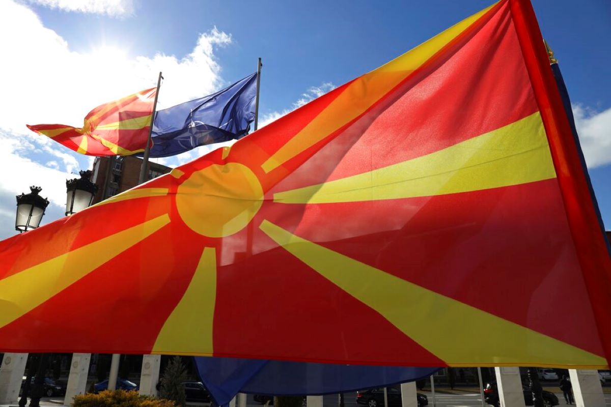 Macedonia Flag AP