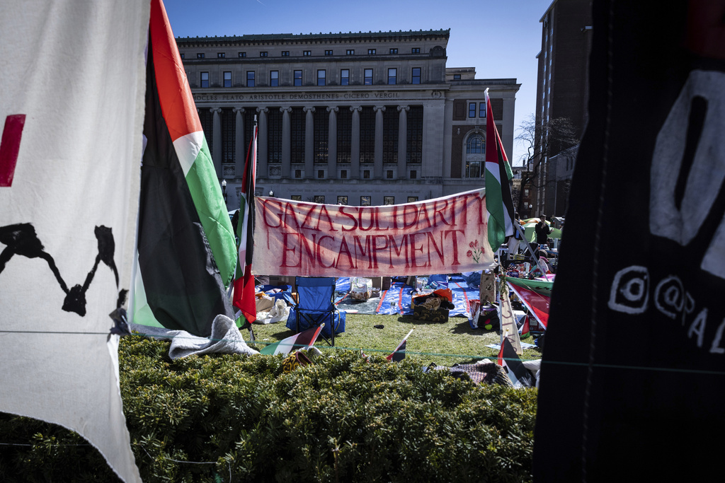 Columbia University Protest Palestine AP