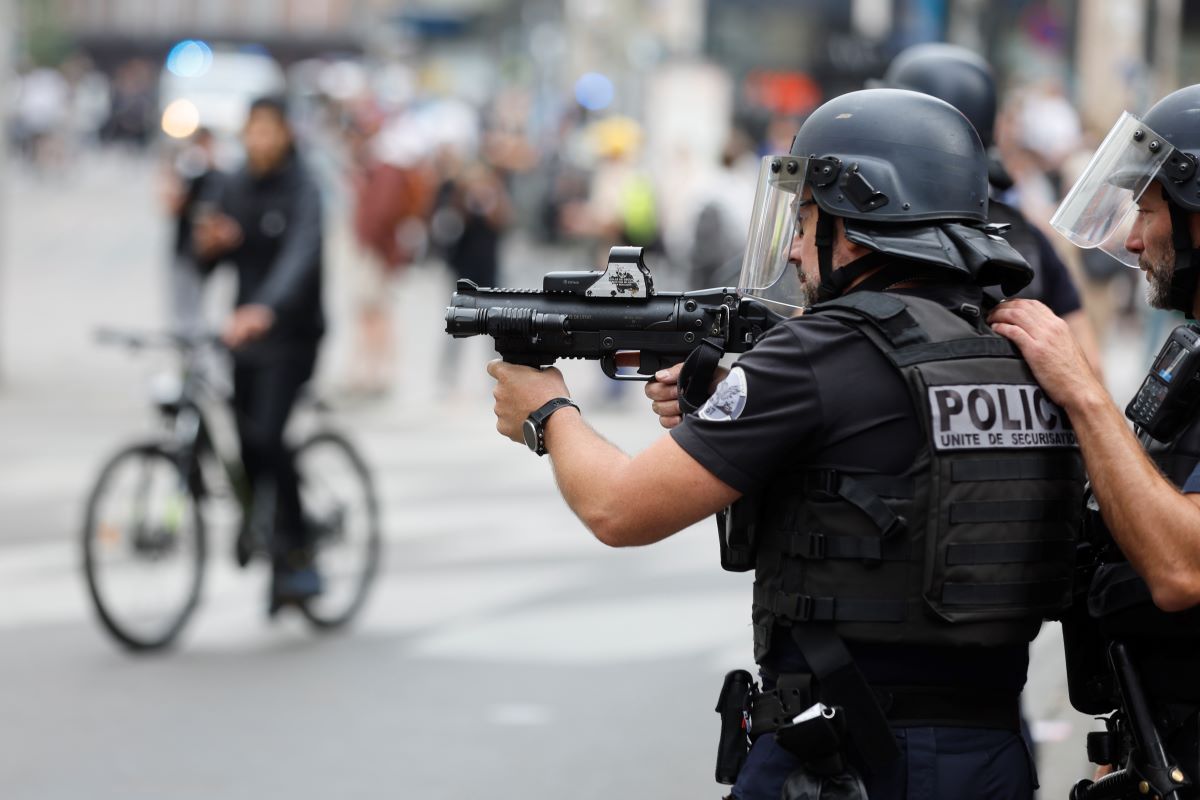 Francia Protesti Policia Police AP