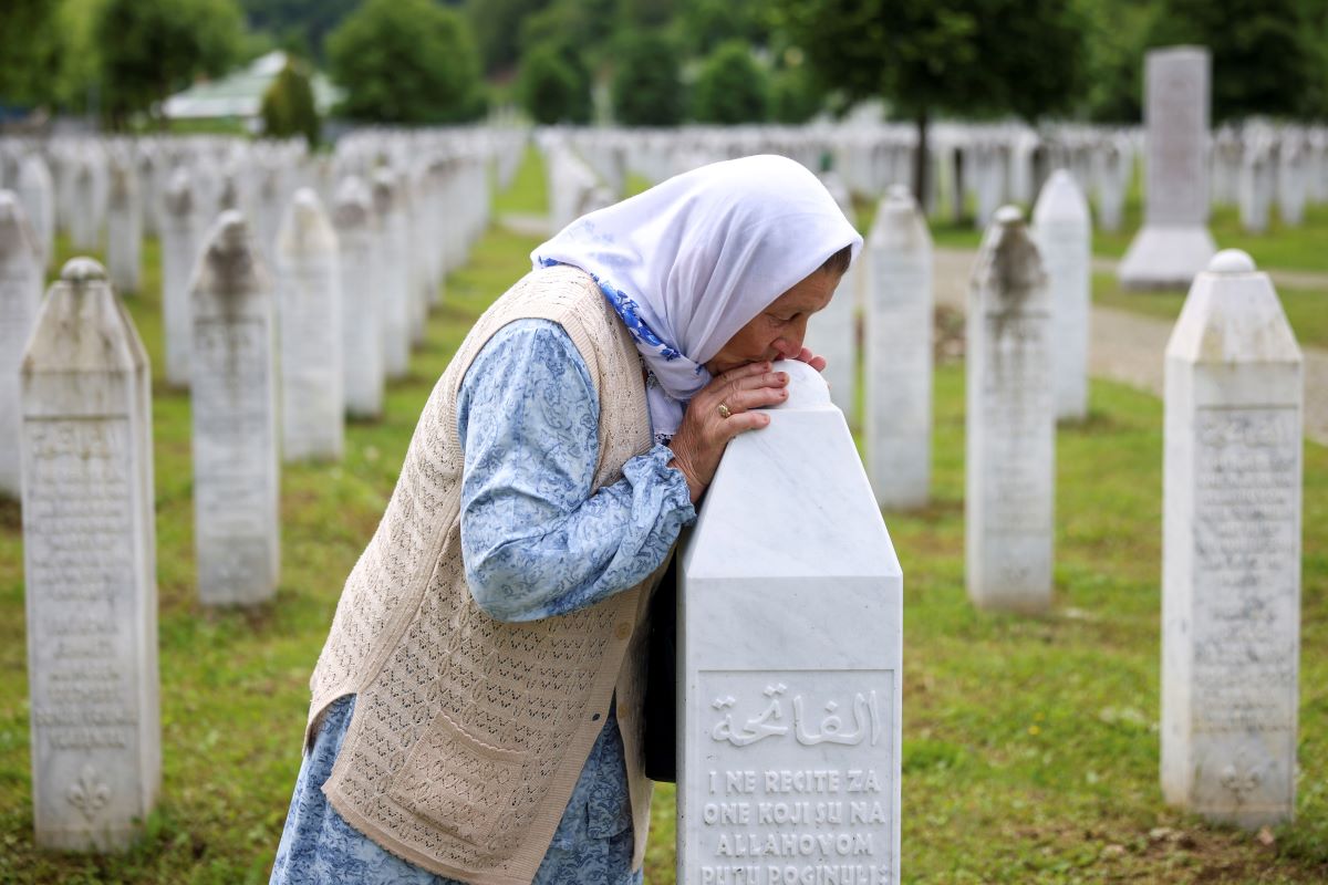Genocid Srebrenica Srebrenitsa Bosna AP