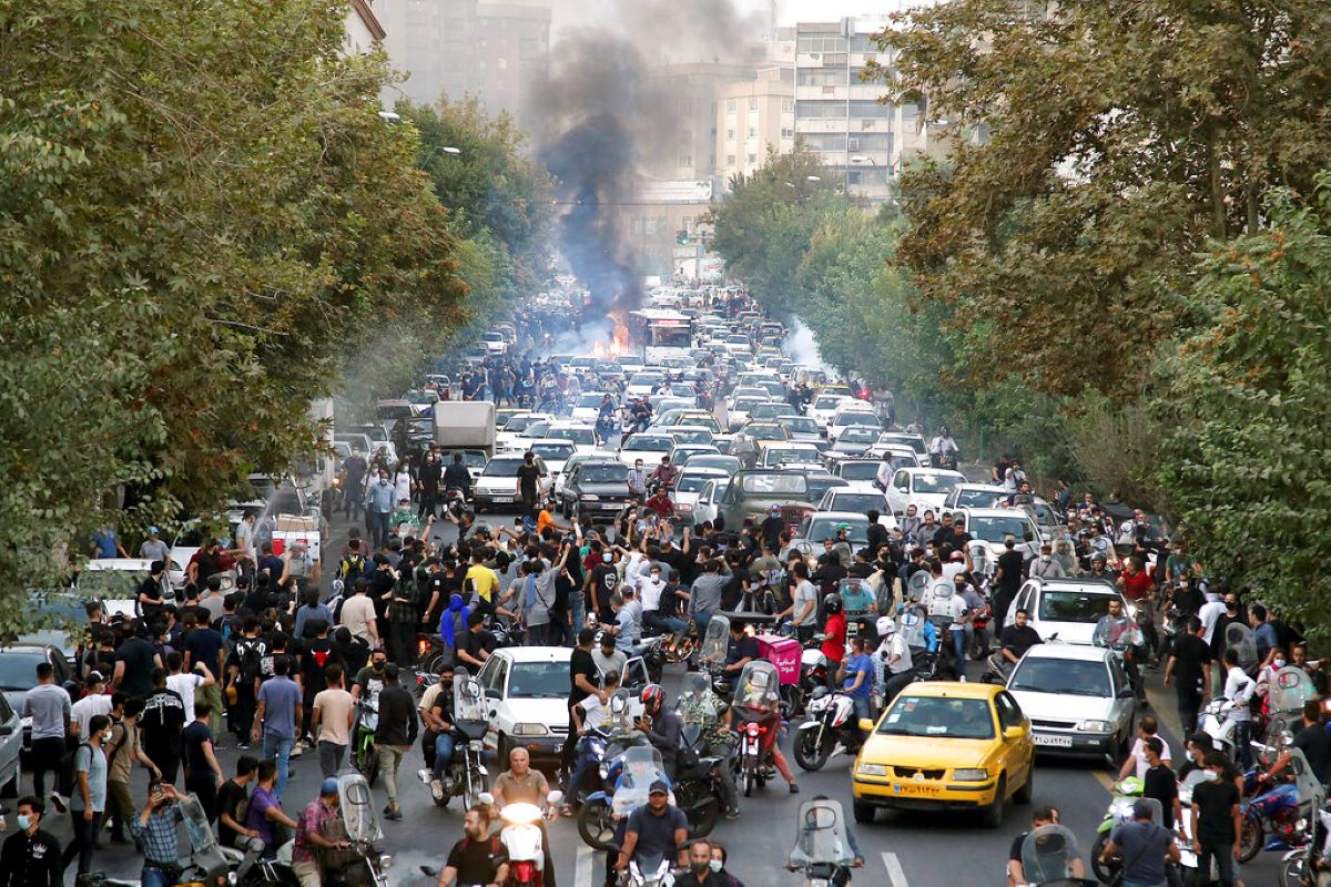 Iran Repression Protest AP