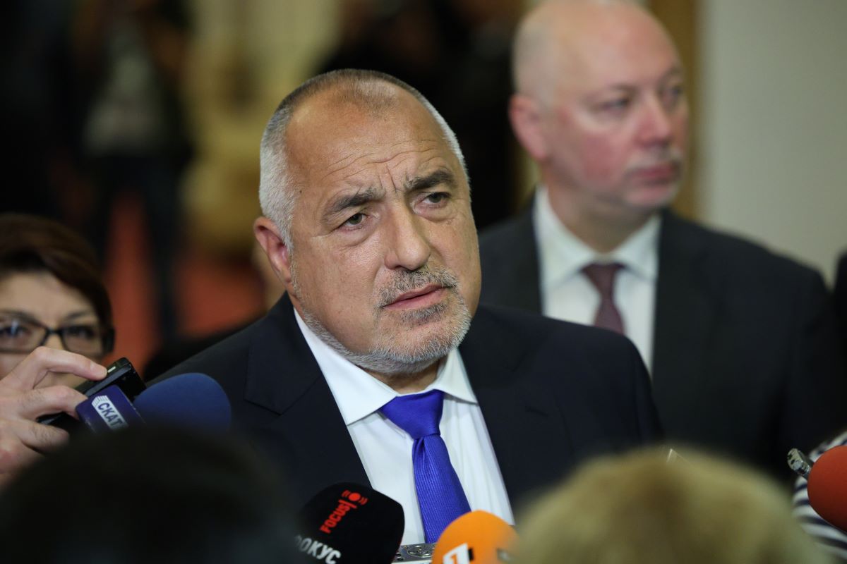 Лидерът на ГЕРБ Бойко Борисов обяви в кулоарите на парламента