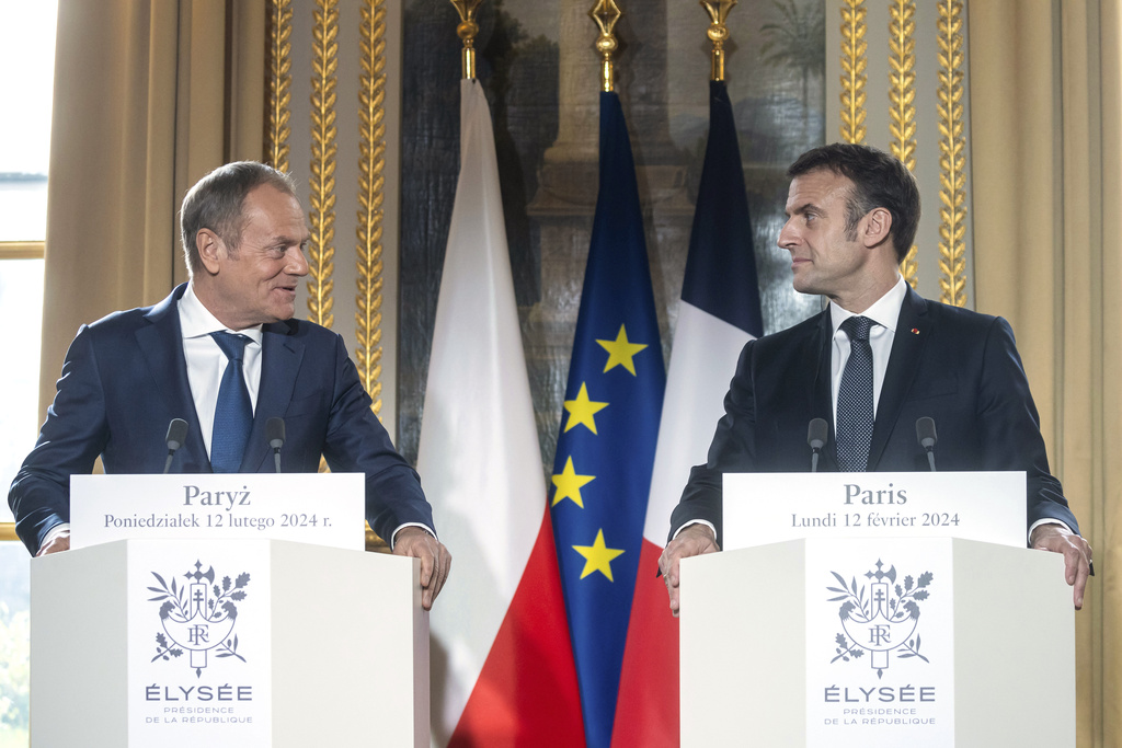 Полският премиер Доналд Туск се срещна с президента на Франция