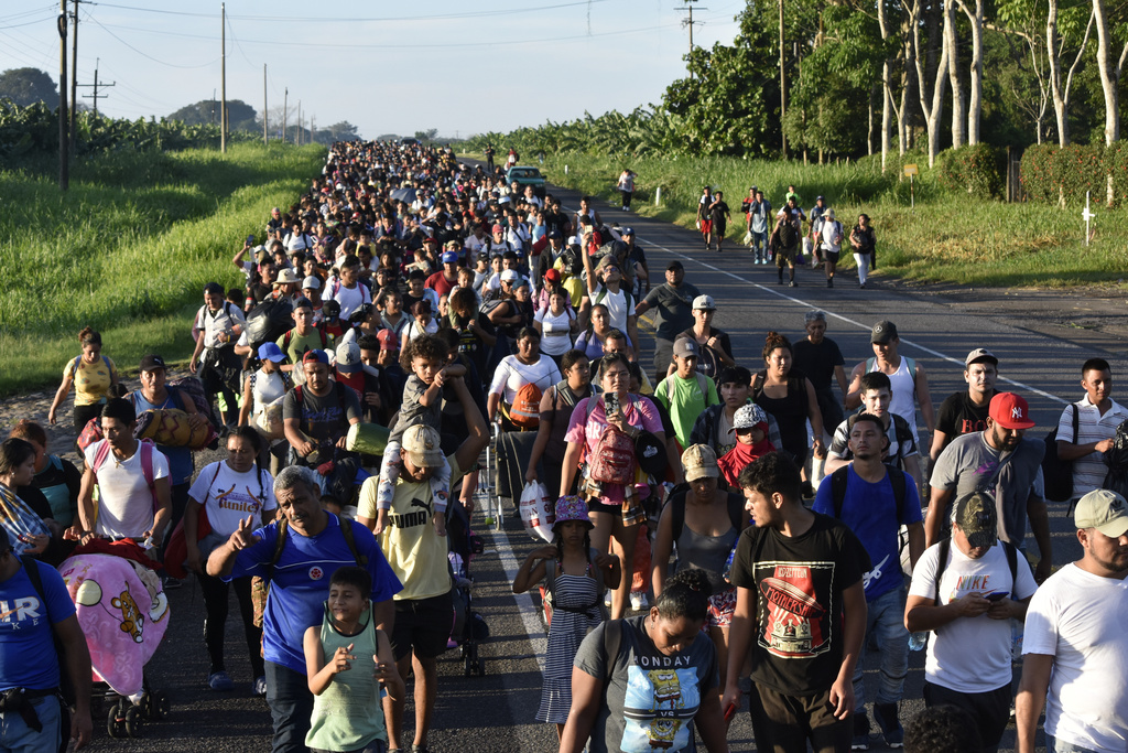 Migrants Mexico Us AP