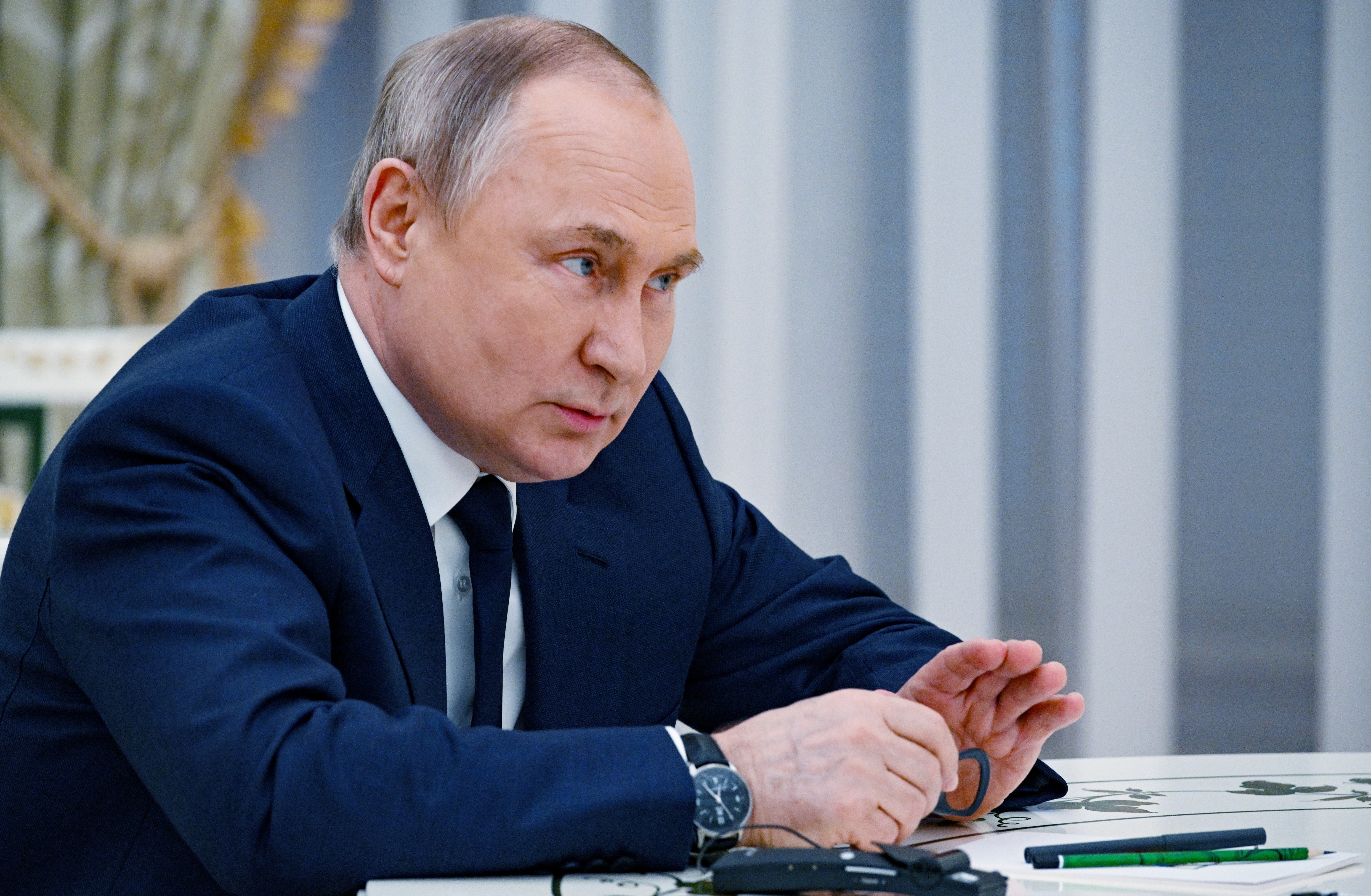 Президентът на Русия Владимир Путин заяви че иска войната в