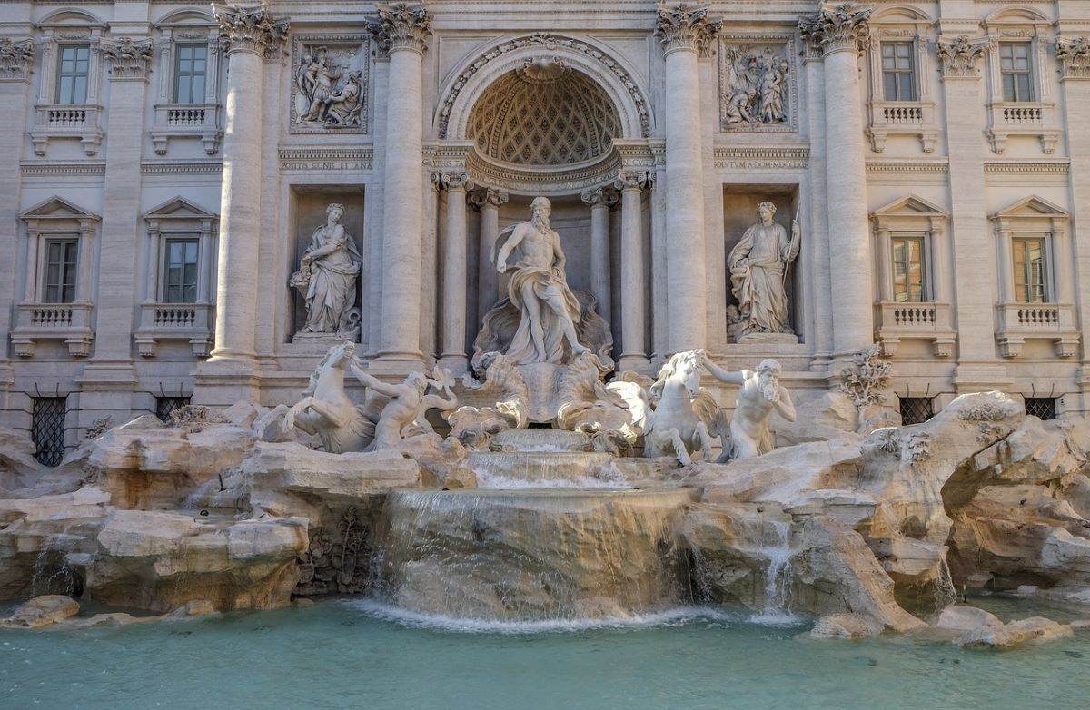 Fontan Di Trevi Rim Pixabay