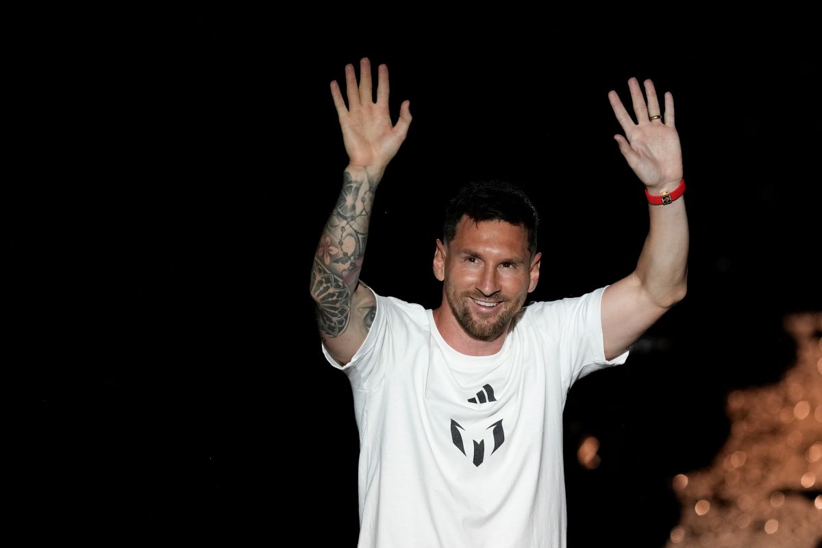 Miami Messi Arrives Soccer AP