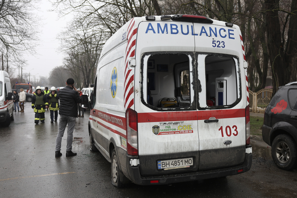 Снимка: Най-малко девет души са били ранени при атака в Одеса