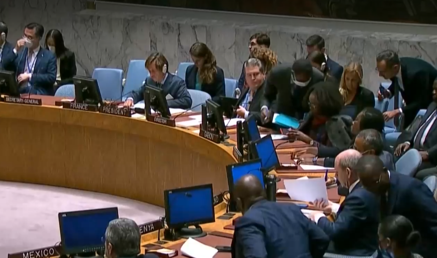 Гласуването в Съвета за сигурност на ООН за организиране на