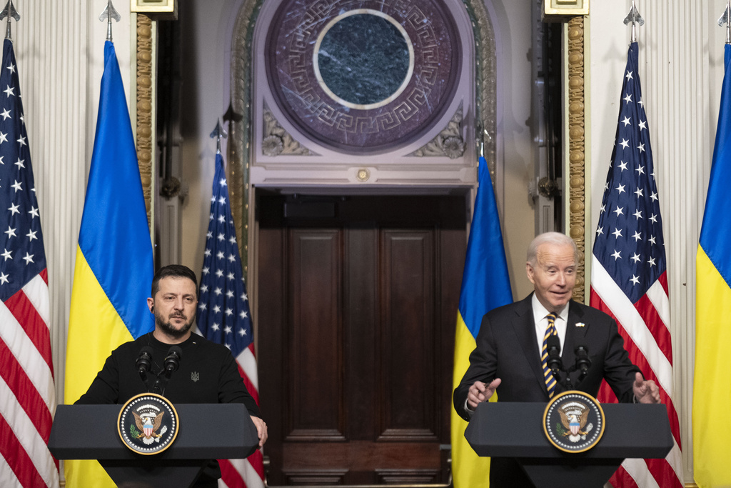 Президентът на САЩ заяви на украинския си колега че страната