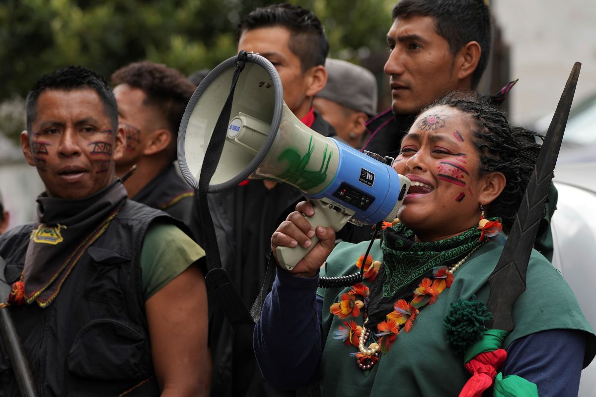 Стотици хора се събраха в столицата на Еквадор, за да