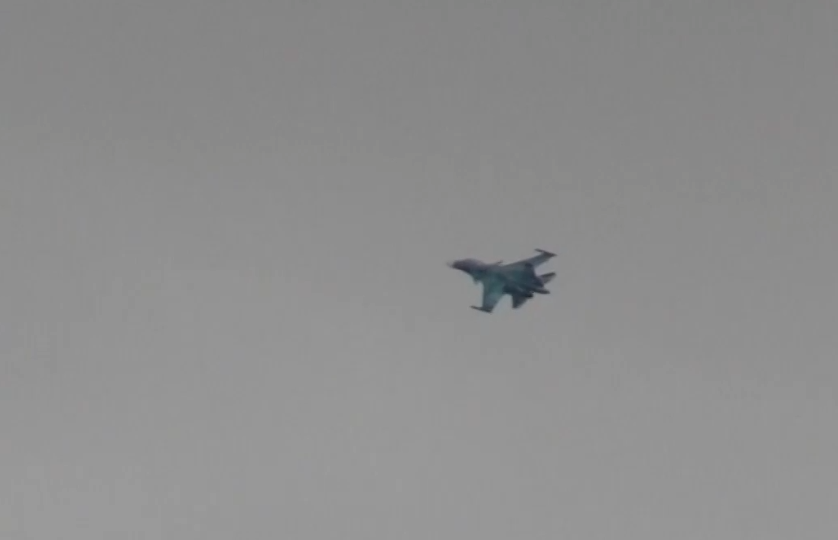 Руски разузнавателен самолет Илюшин Ил 20 летящ над Балтийско море без