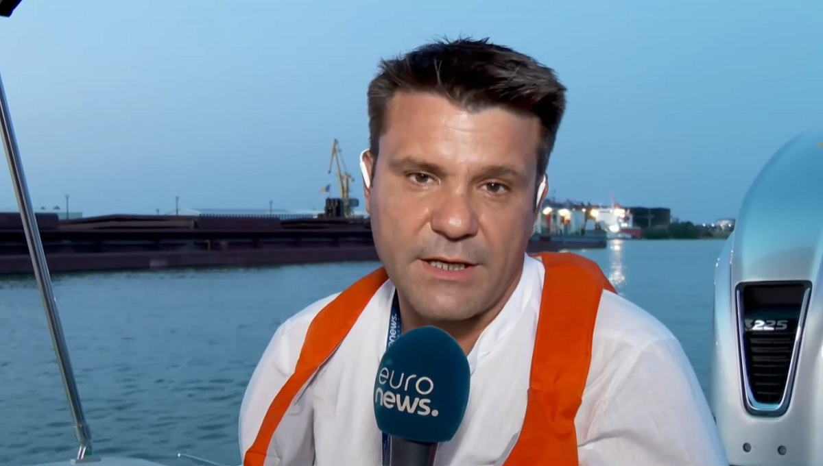 Екип на Euronews Румъния пристигна на няколкостотин метра от украинското