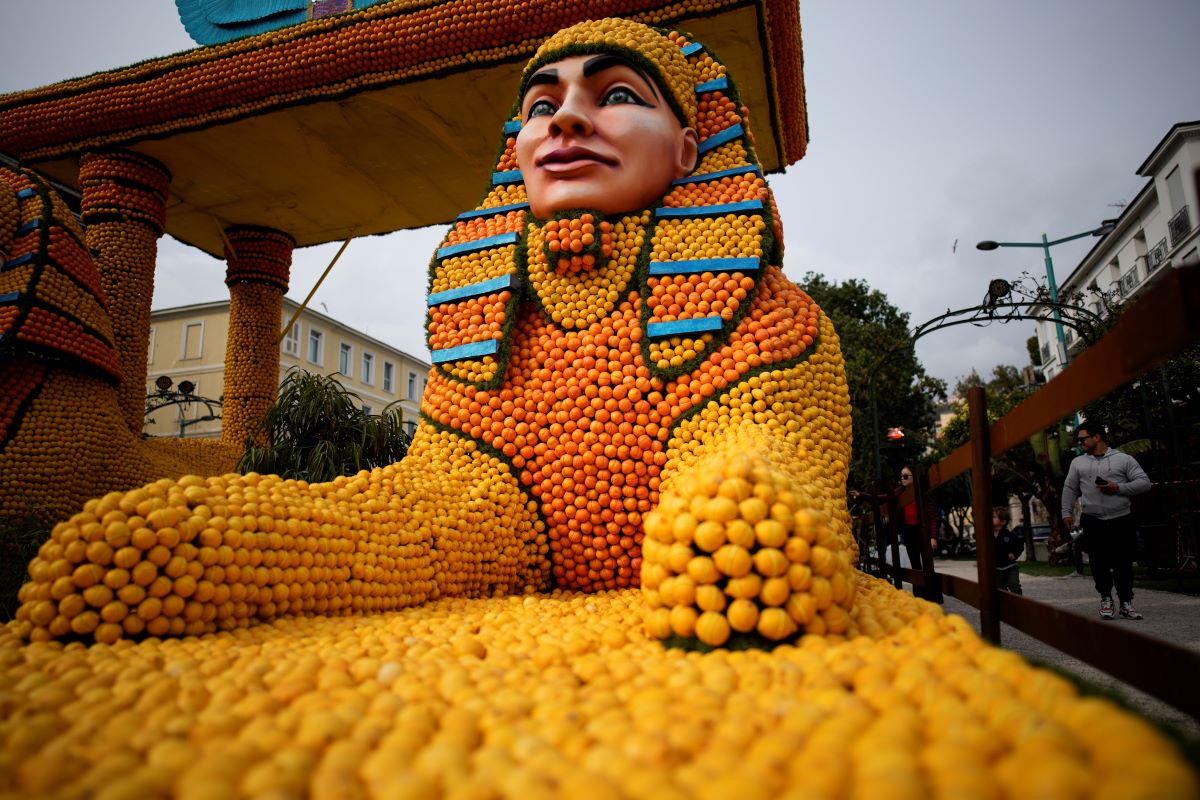 Във френското градче Ментон се проведжа ежегодният фестивал на лимона