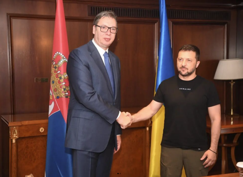 Президентът на Украйна получи подкрепа от сръбския си колега на