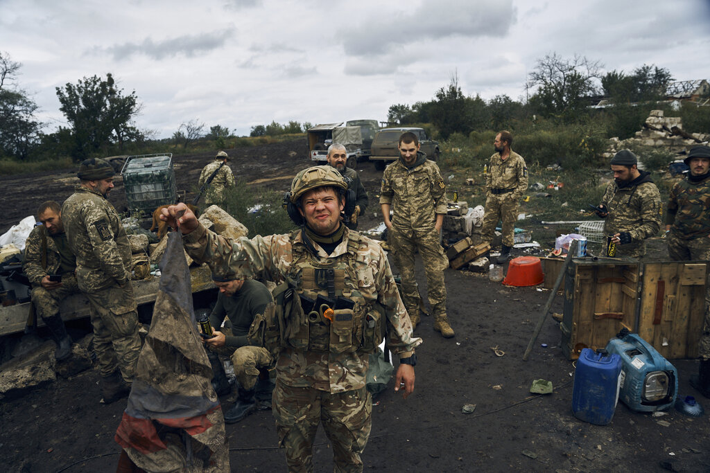 Благодарност към всички украински войници на фронта за техните съпротивителни
