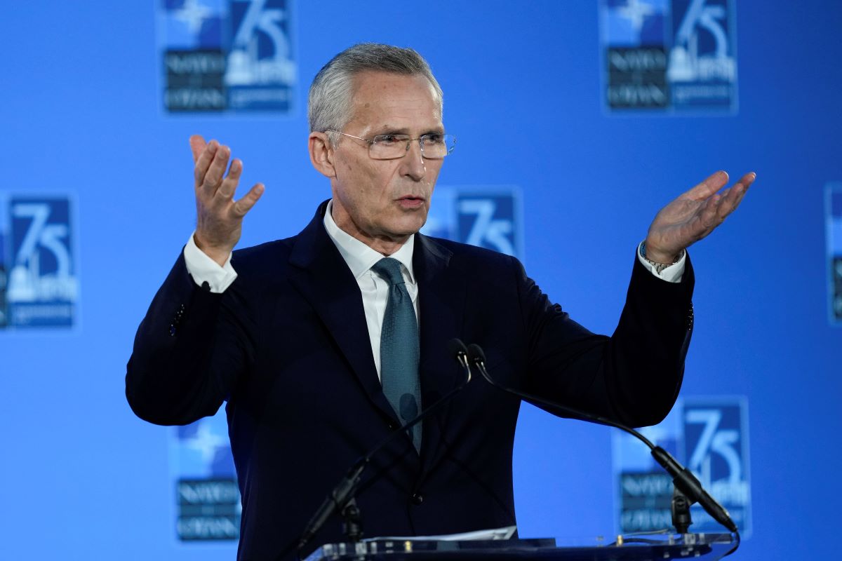 Jens Stoltenberg NATO AP