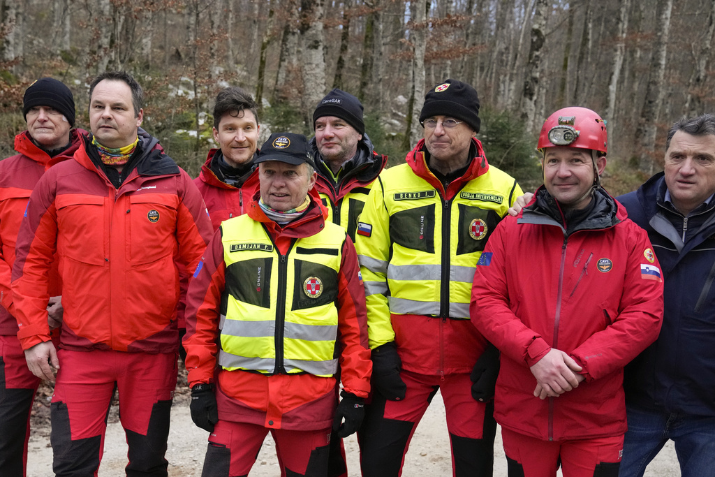 Slovenia Cave Rescue AP