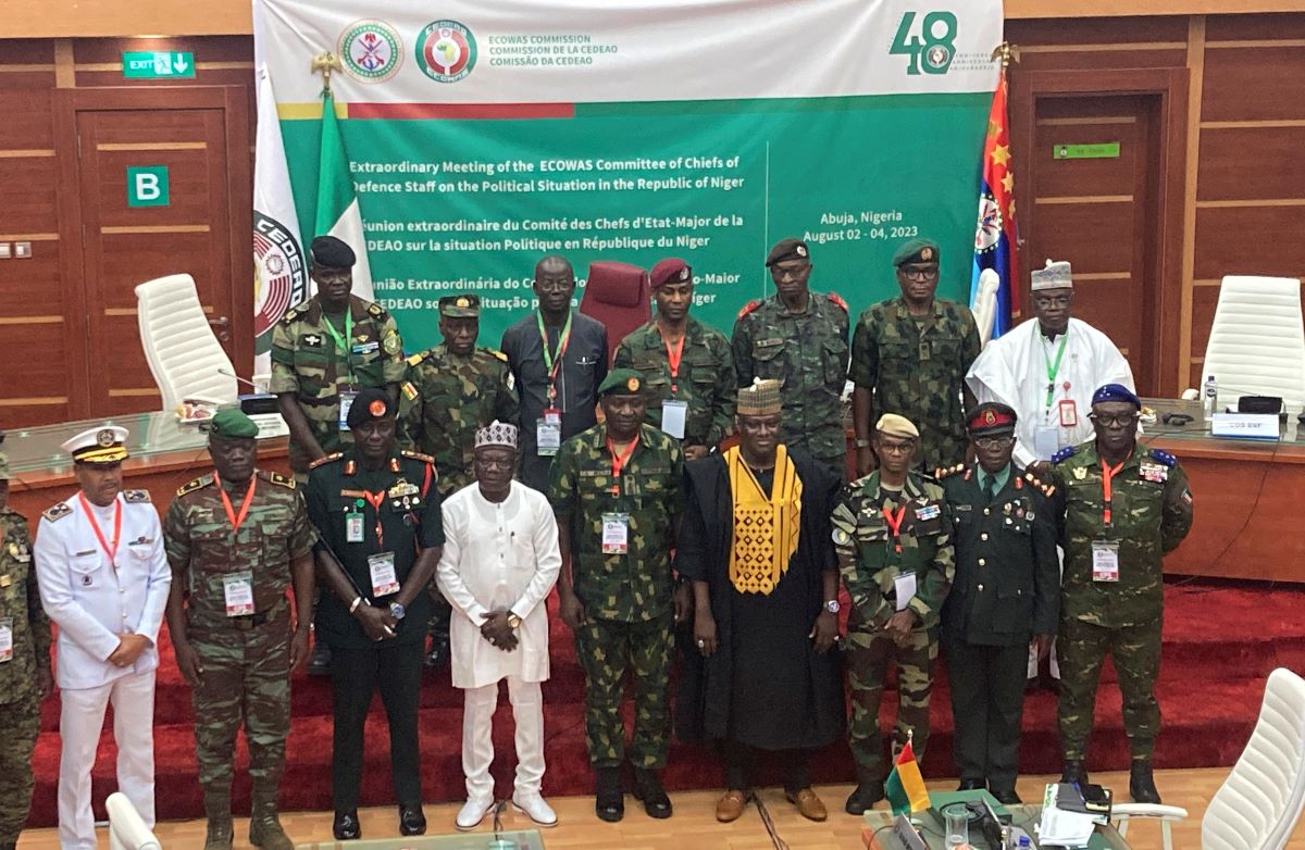 Nigeria ECOWAS Voenni Ministri Zapadna Afrika AP