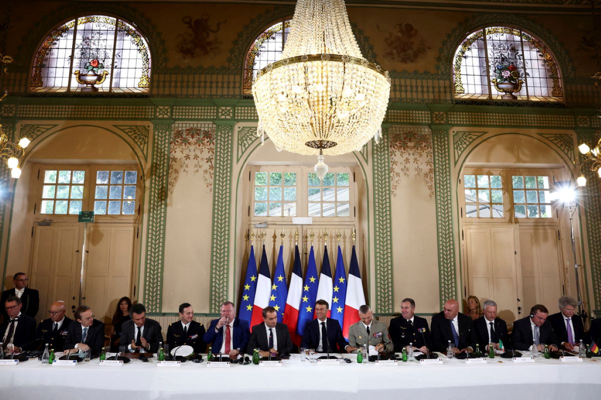 Френският президент Еманюел Макрон произнесе заключителна реч на Конференцията за