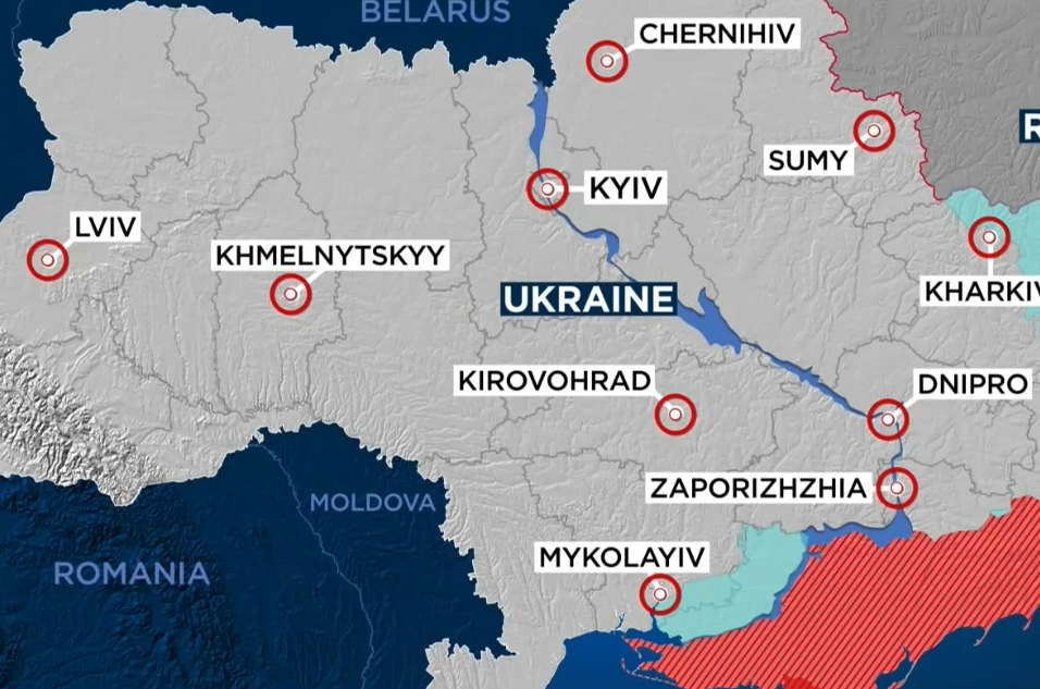 Нова серия от мощни руски атаки по украинската столица Киев