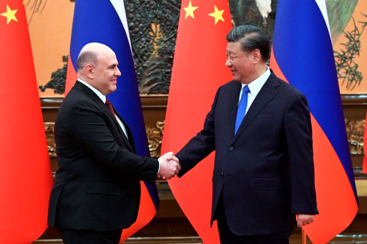 China Russia AP Mishustin Xi Jinping