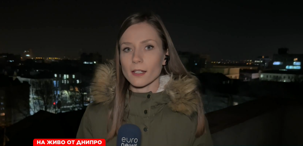 Сигнал за въздушна тревога посрещна екипа на Euronews Bulgaria с