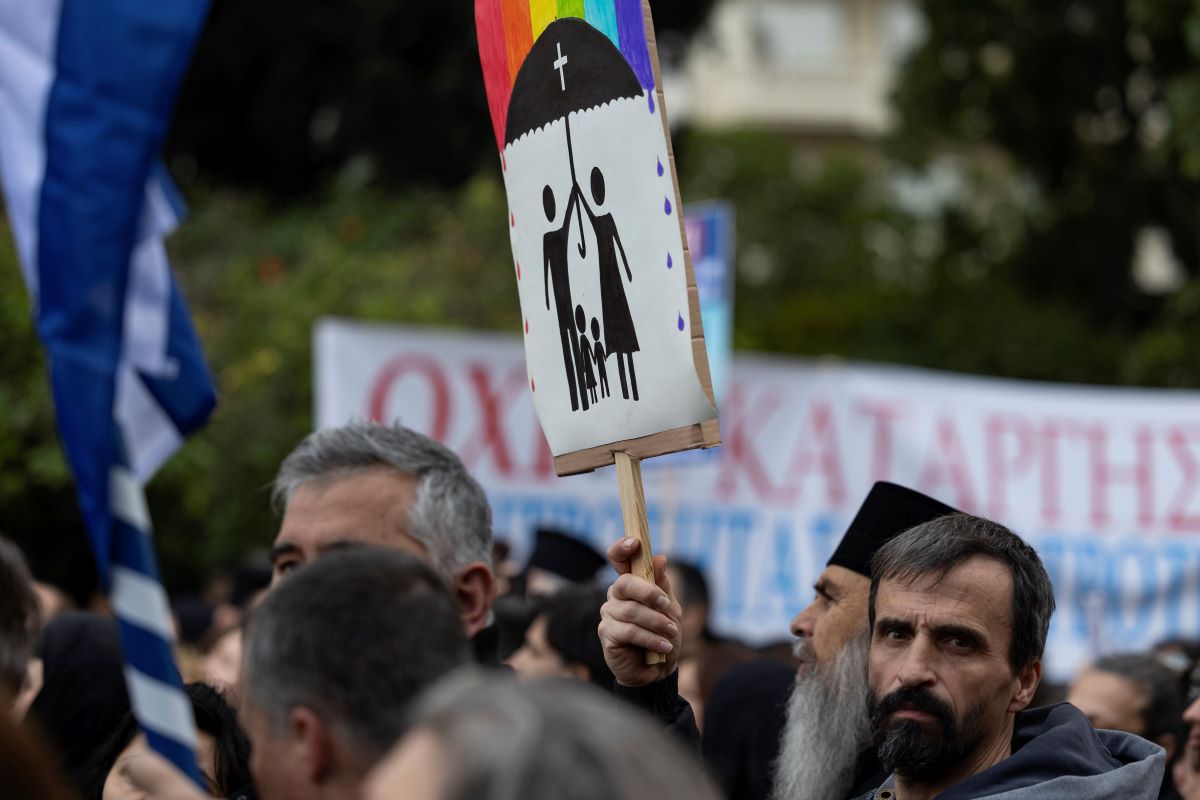 Greece Same Sex Marriage AP