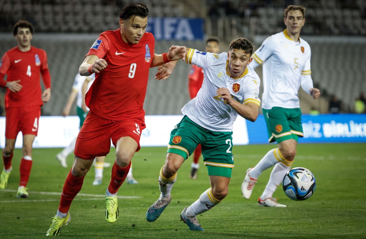 Българският национален отбор по футбол завърши 1:1 с Азербайджан във