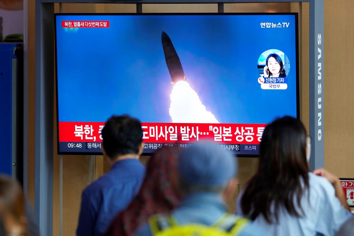 Raketa Severna Korea AP