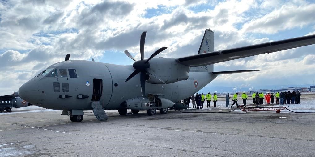 Български военен самолет Спартан“ излетя днес за Ереван със спасителна
