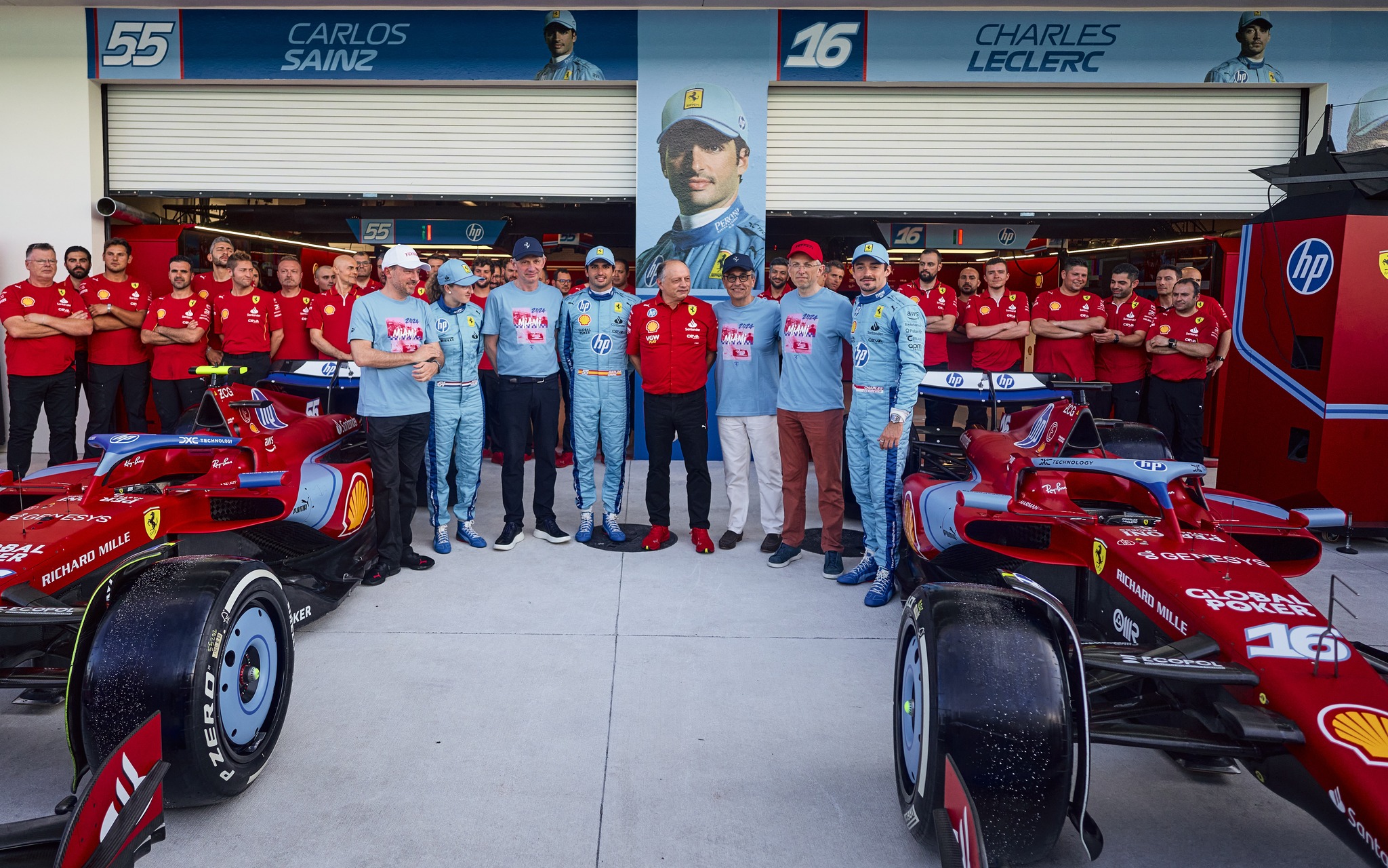 Неочавканият нов главен спонсор на Scuderia Ferrari - HP, вече