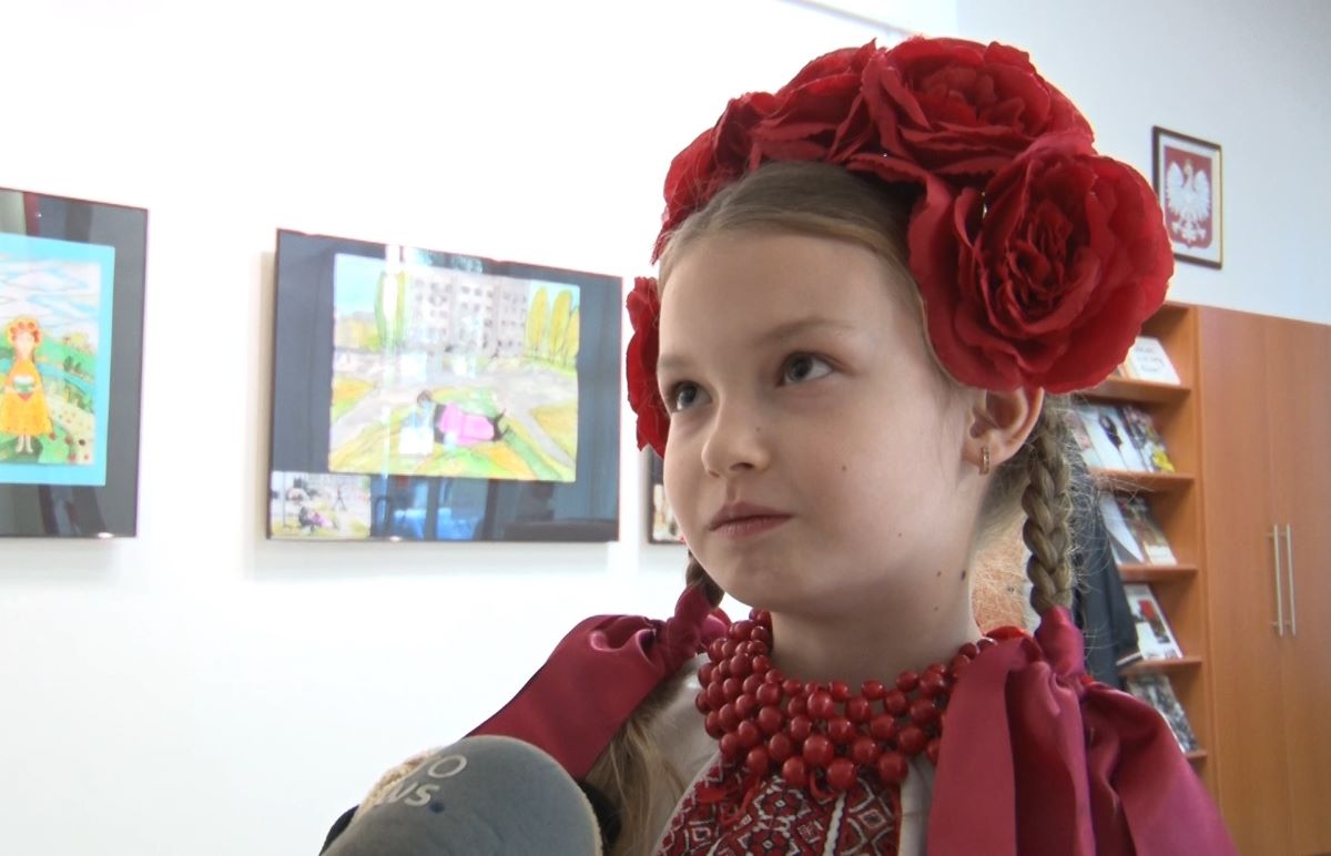 Лицето на истинската война нарисува 8 годишно момиченце от Украйна бежанка