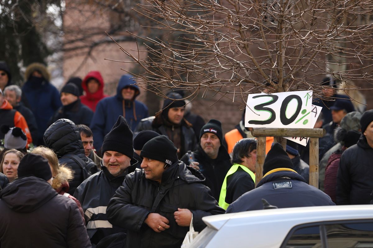Gradski Transport Protest Sofia BGNES