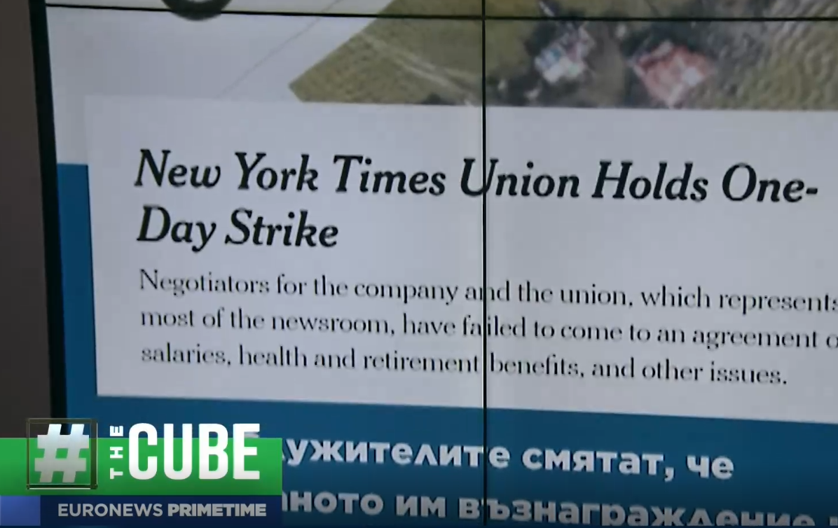 Служителите на Ню Йорк Таймс обявяват голяма стачка за първи