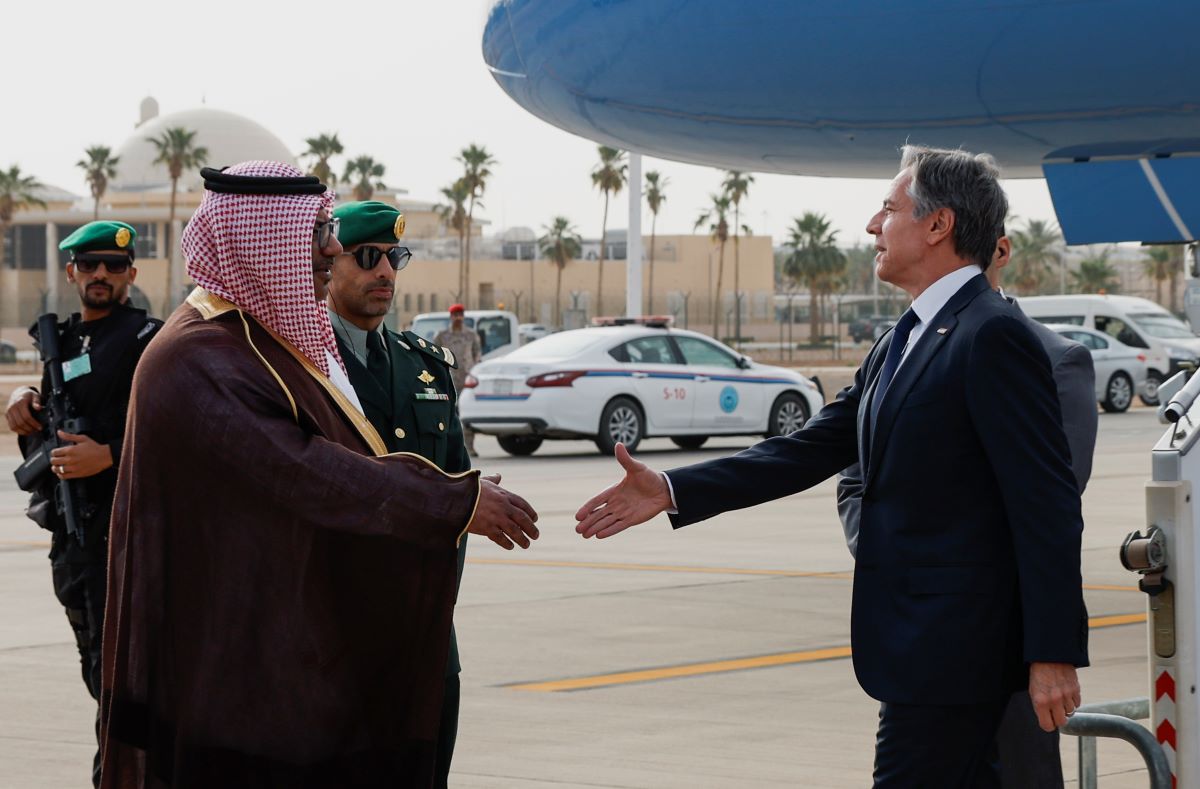 Saudi Arabia Mideast US Blinken AP