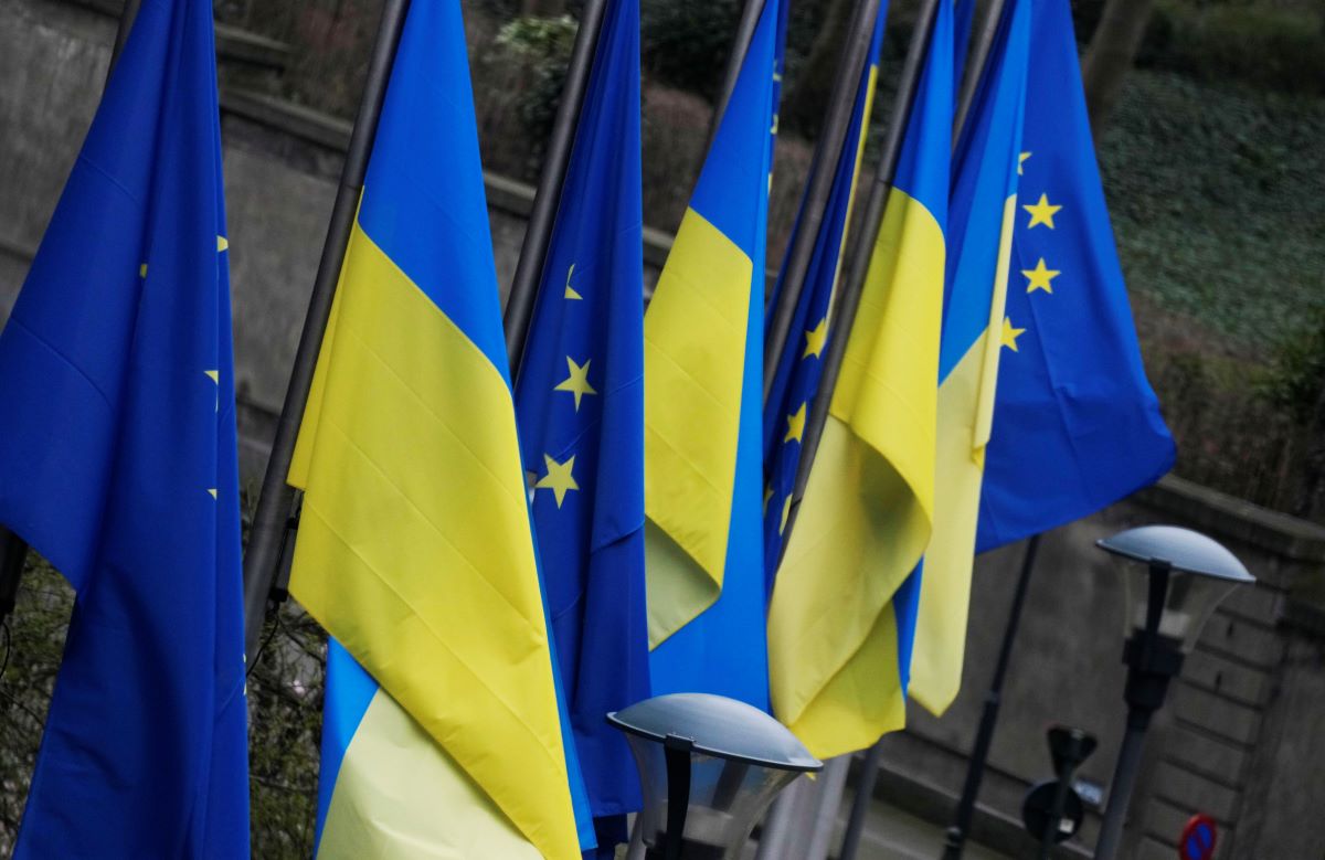 EU ES Evropeisko Zname Ukraine Ukraina AP